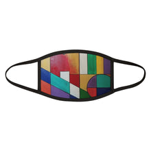 Load image into Gallery viewer, Abstract colors Mixed-Fabric Face Mask