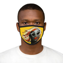 Load image into Gallery viewer, Charlotte Yellow Diva Mixed-Fabric Face Mask