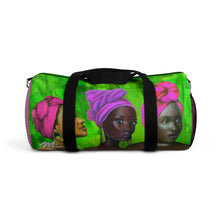 Load image into Gallery viewer, Pink and Green Sisterhood Duffel Bag