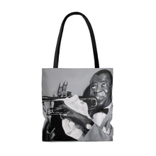 Load image into Gallery viewer, Louie Armstrong Tote Bag