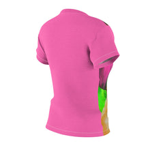 Load image into Gallery viewer, Pink and Green Women's AOP Cut & Sew Tee