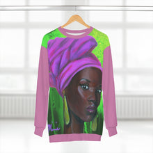 Load image into Gallery viewer, Pink and Green 3 AOP Unisex Sweatshirt