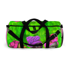 Load image into Gallery viewer, Pink and Green Sisterhood Duffel Bag