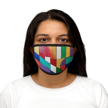 Load image into Gallery viewer, Abstract colors Mixed-Fabric Face Mask