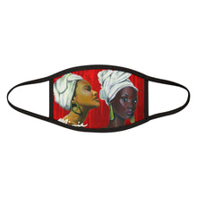 Load image into Gallery viewer, Red and White Sisterhood Mixed-Fabric Face Mask