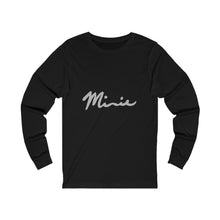 Load image into Gallery viewer, Minnie Logo Unisex Jersey Long Sleeve Tee