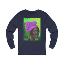 Load image into Gallery viewer, Pink and Green 3 Unisex Jersey Long Sleeve Tee