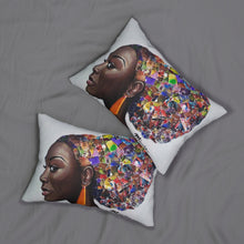 Load image into Gallery viewer, Afro Puff - Lumbar Pillow