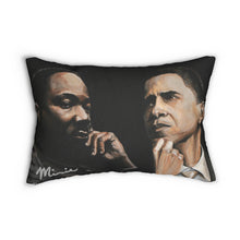 Load image into Gallery viewer, Louie Armstrong Spun Polyester Lumbar Pillow
