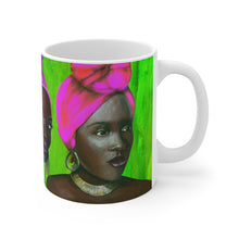 Load image into Gallery viewer, Pink and Green Mug