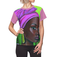 Load image into Gallery viewer, Pink and Green 2 Women's AOP Cut & Sew Tee