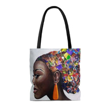 Load image into Gallery viewer, Afro -Puff Tote Bag