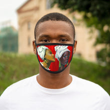 Load image into Gallery viewer, Red and White Sisterhood Mixed-Fabric Face Mask