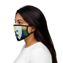 Load image into Gallery viewer, Abstract He&#39;s The Man Mixed-Fabric Face Mask
