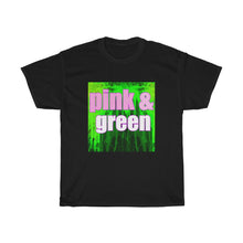 Load image into Gallery viewer, Pink and Green Abst ract T-shirt
