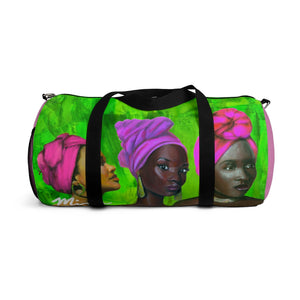 Pink  and Green Sisterhood Duffel Bag