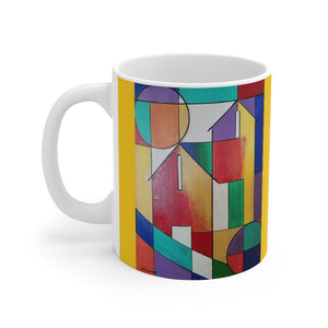 Abstract House Mug