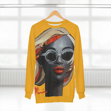Load image into Gallery viewer, Diva yellow AOP Unisex Sweatshirt
