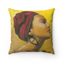 Load image into Gallery viewer, Red Beauty Spun Polyester Square Pillow
