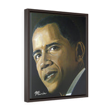 Load image into Gallery viewer, Obama Mr. Presiden Vertical Framed Premium Gallery Wrap Canvas
