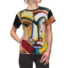 Load image into Gallery viewer, He&#39;s the Man Women&#39;s AOP Cut &amp; Sew Tee
