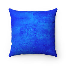 Load image into Gallery viewer, Psalm 23  Blue Square Pillow
