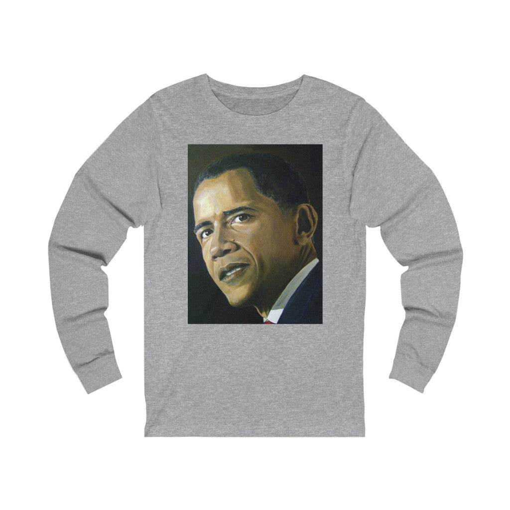 Obama Unisex Jersey Long Sleeve Tee