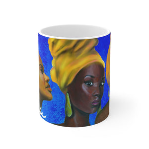 Blue and Gold Mug